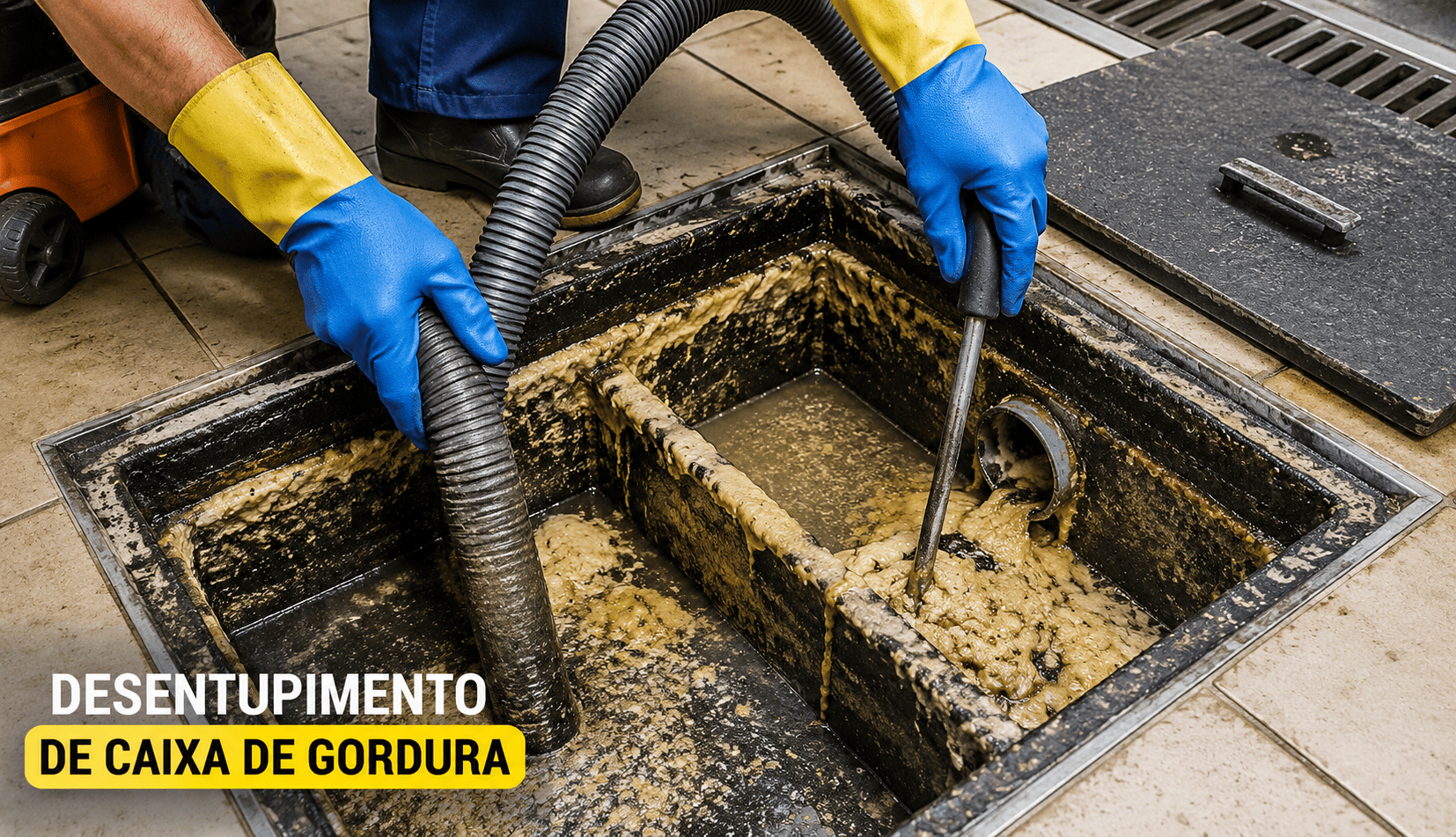 Desentupimento de Caixa de Gordura